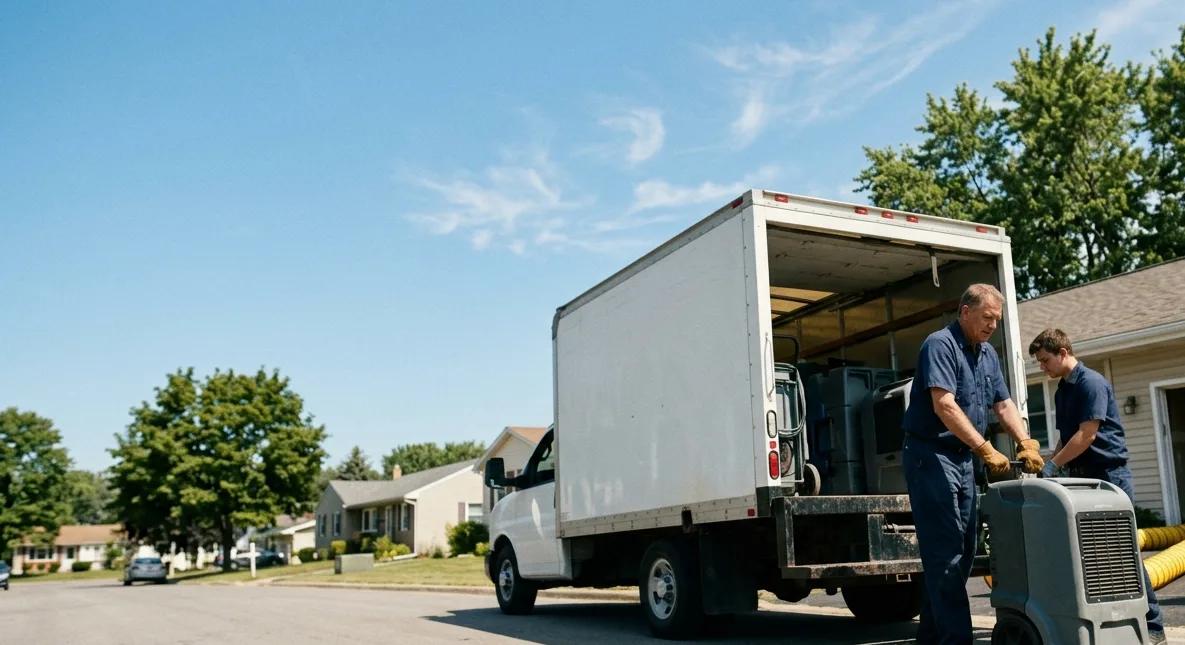 Water Damage Cleanup in Liberty, IN near me